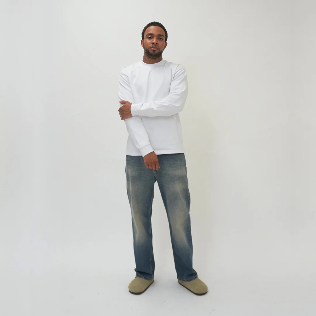 the straight leg jeans - blue - Image 4