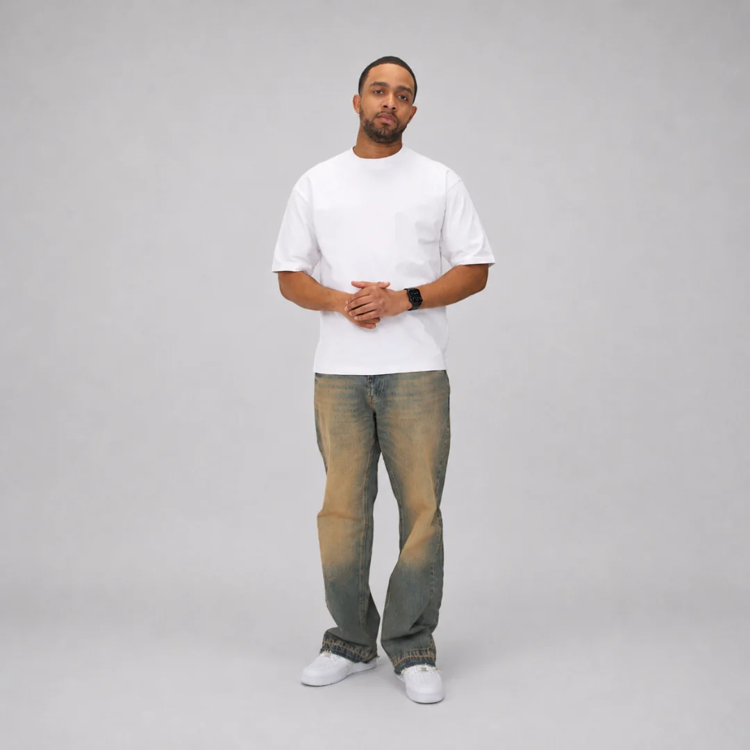the flared jeans - blue (mocha wash) - Image 3