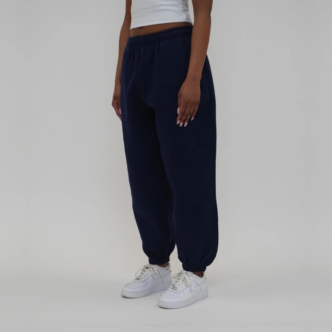 the baggy cuffed jogga' - navy - Image 5