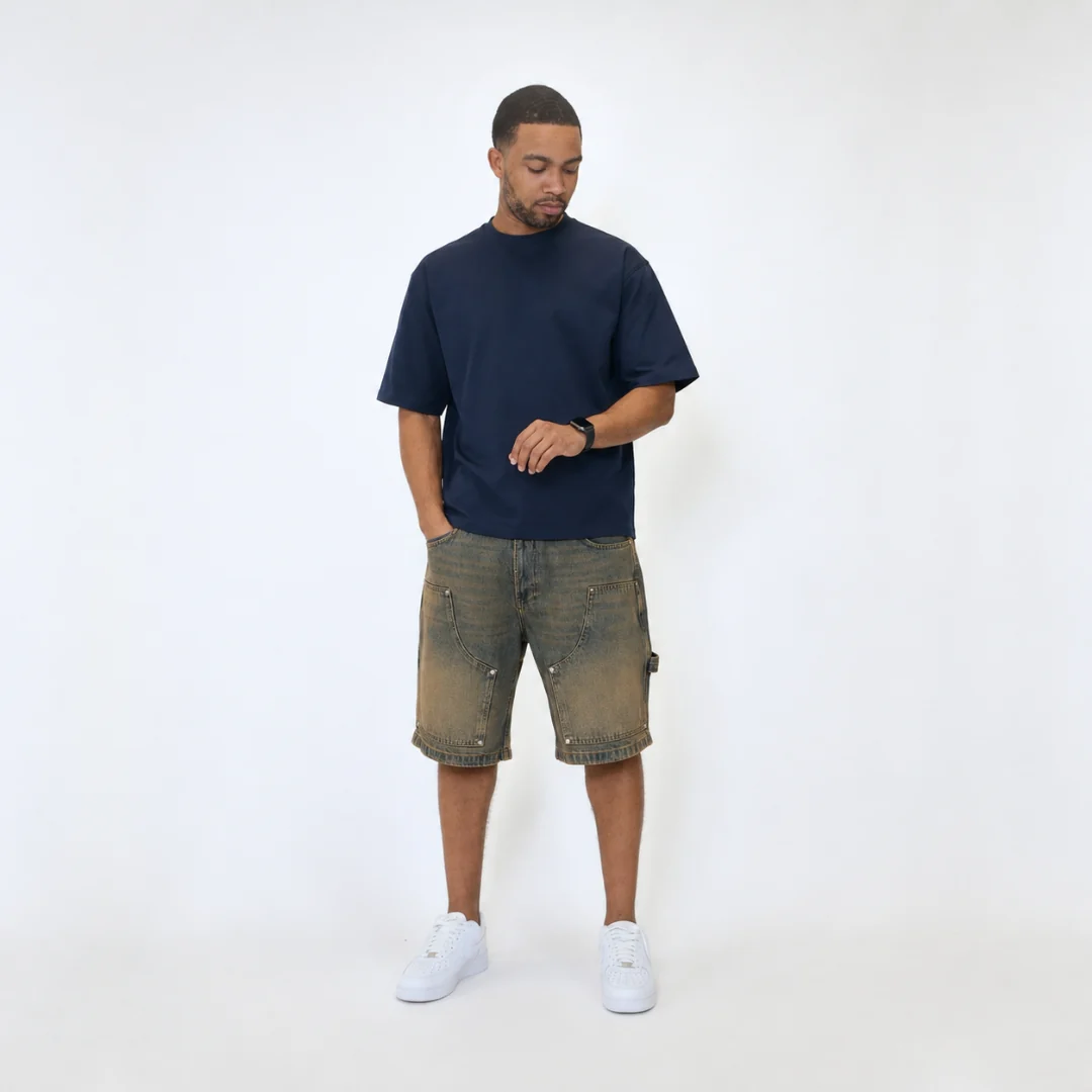 the perfect oversized tee - navy - Image 3