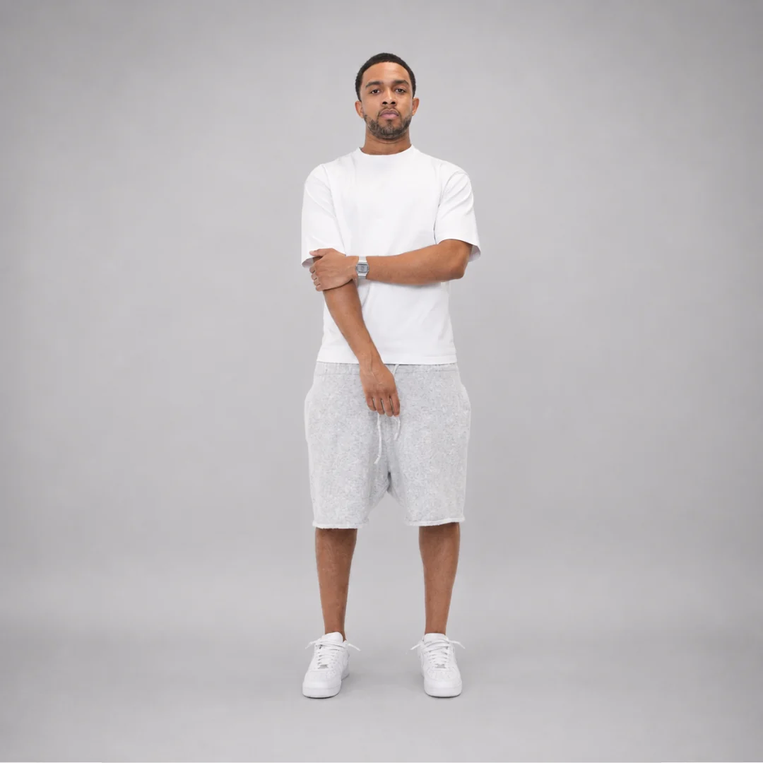 the soft-knit short - grey - Image 5