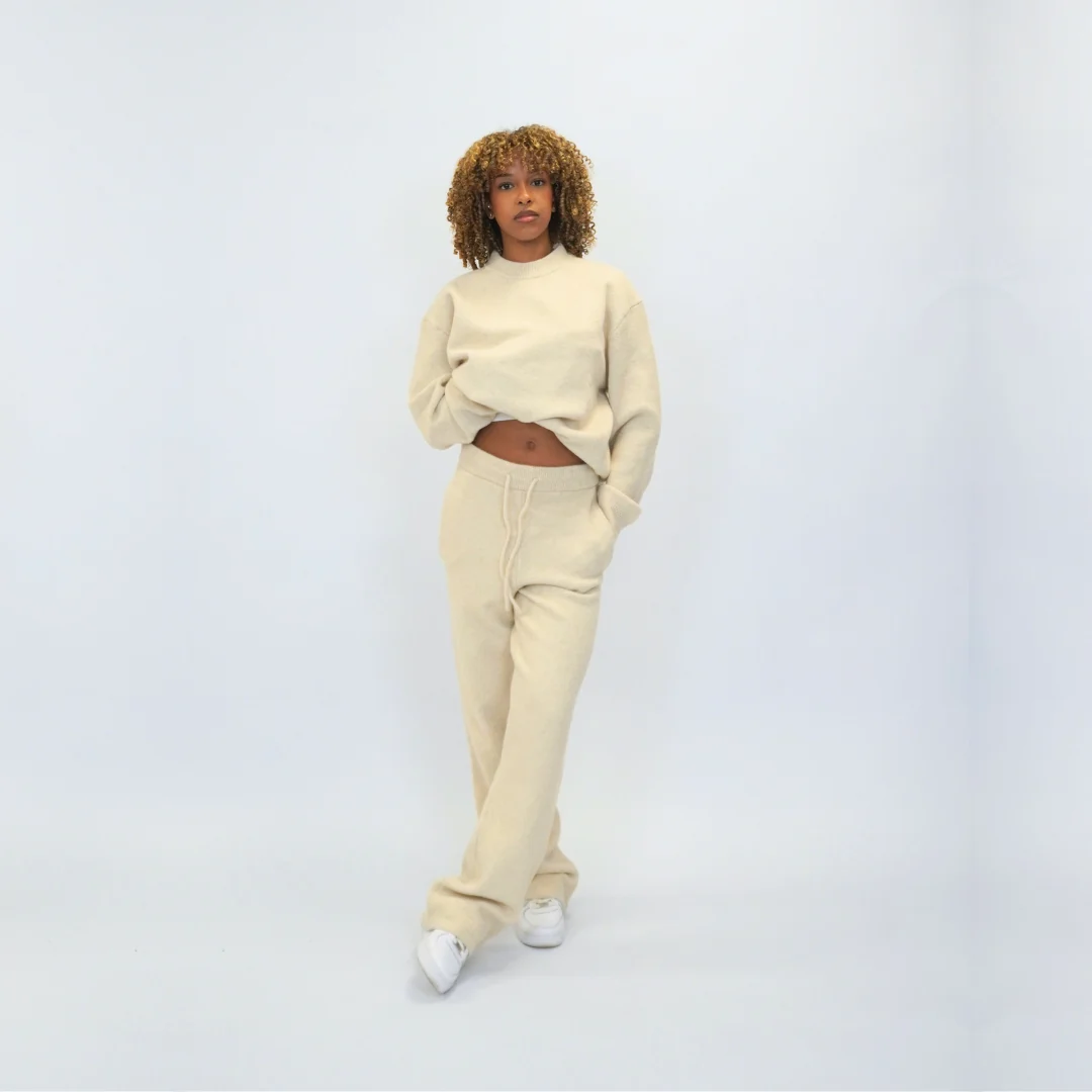 the soft-knit sweata' - creme - Image 4