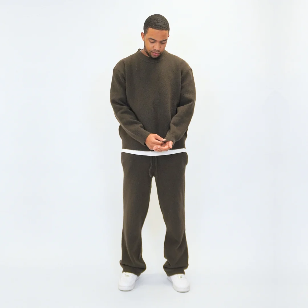 the soft-knit sweata' - brown - Image 3