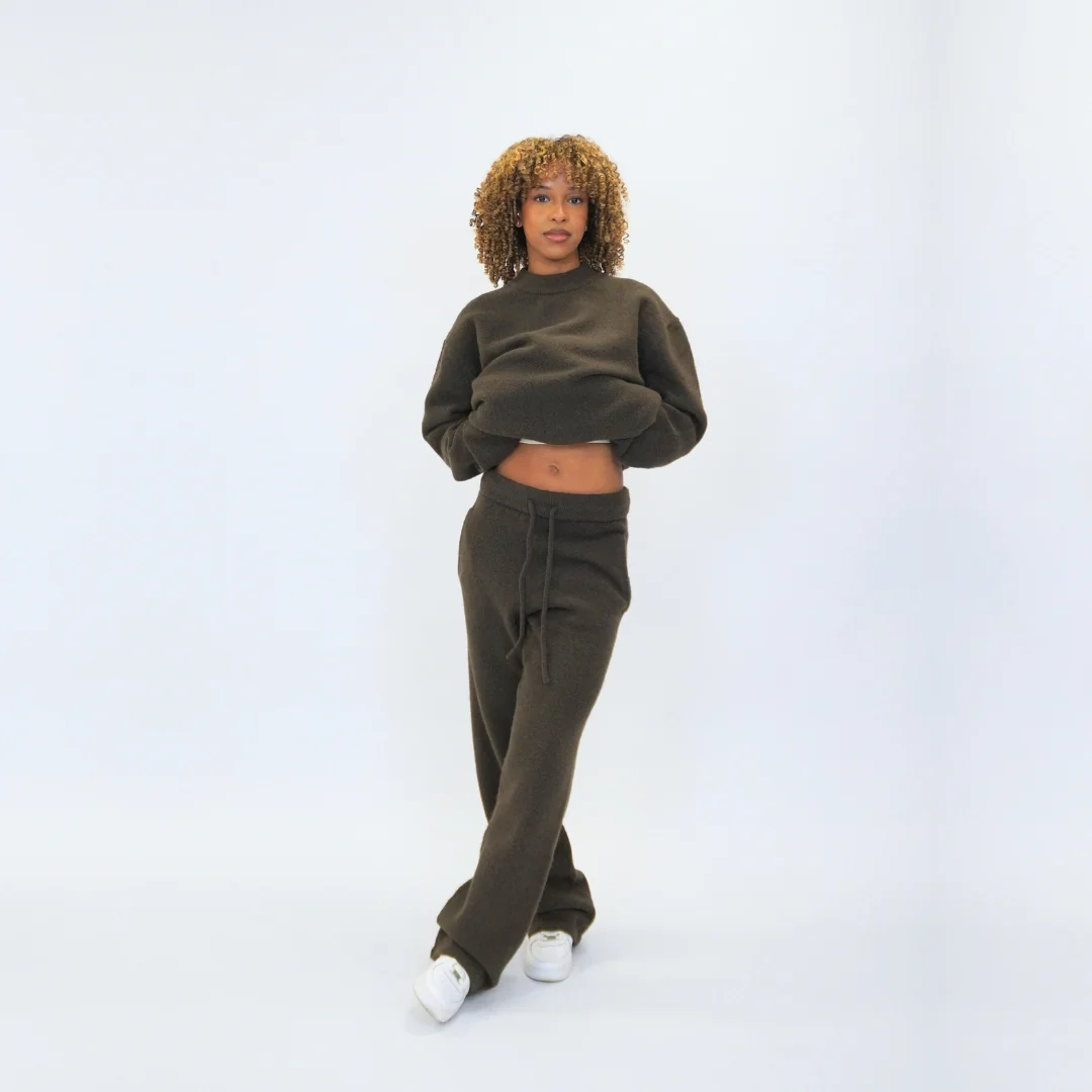 the soft-knit sweata' - brown - Image 4