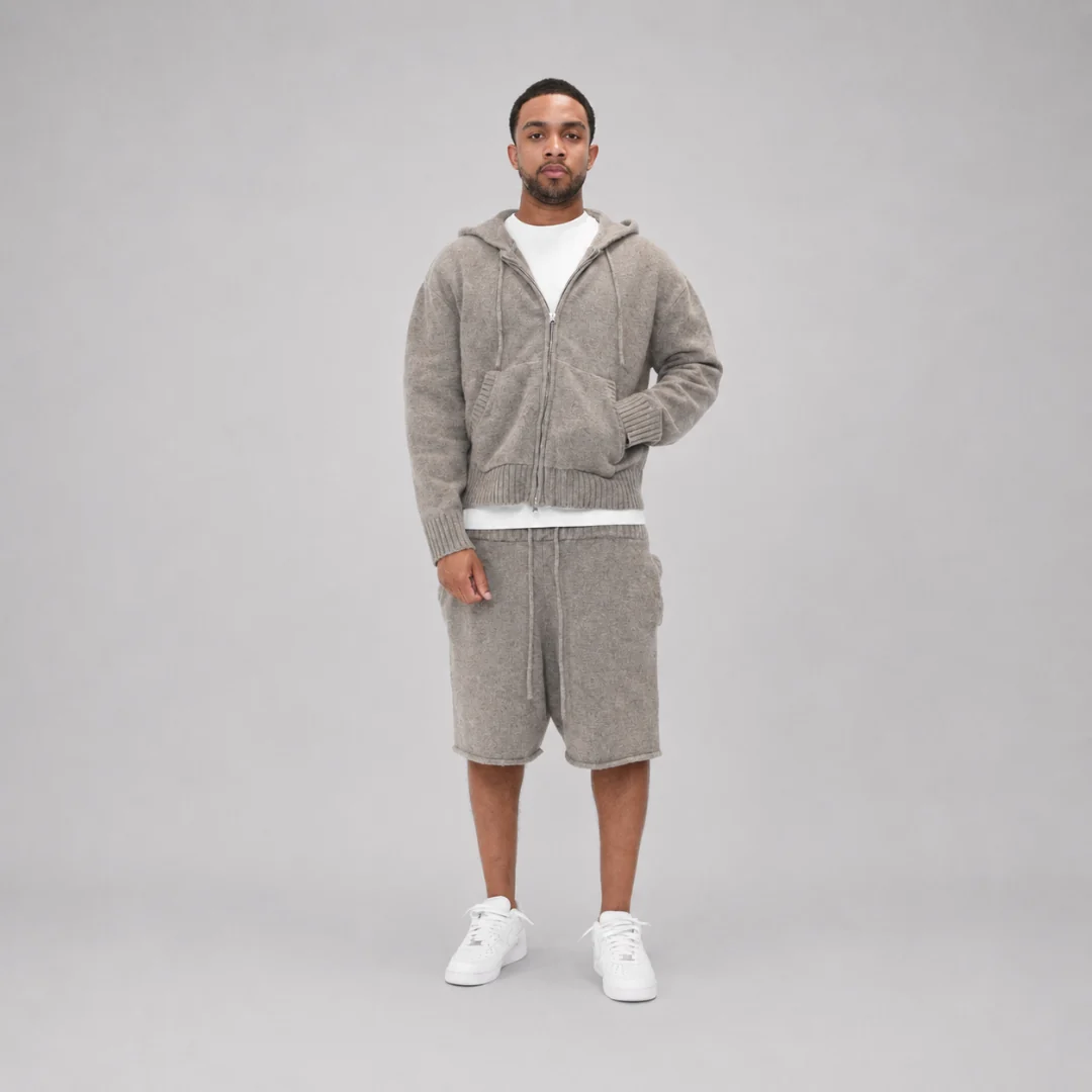 the soft-knit short - cookie dough - Image 6
